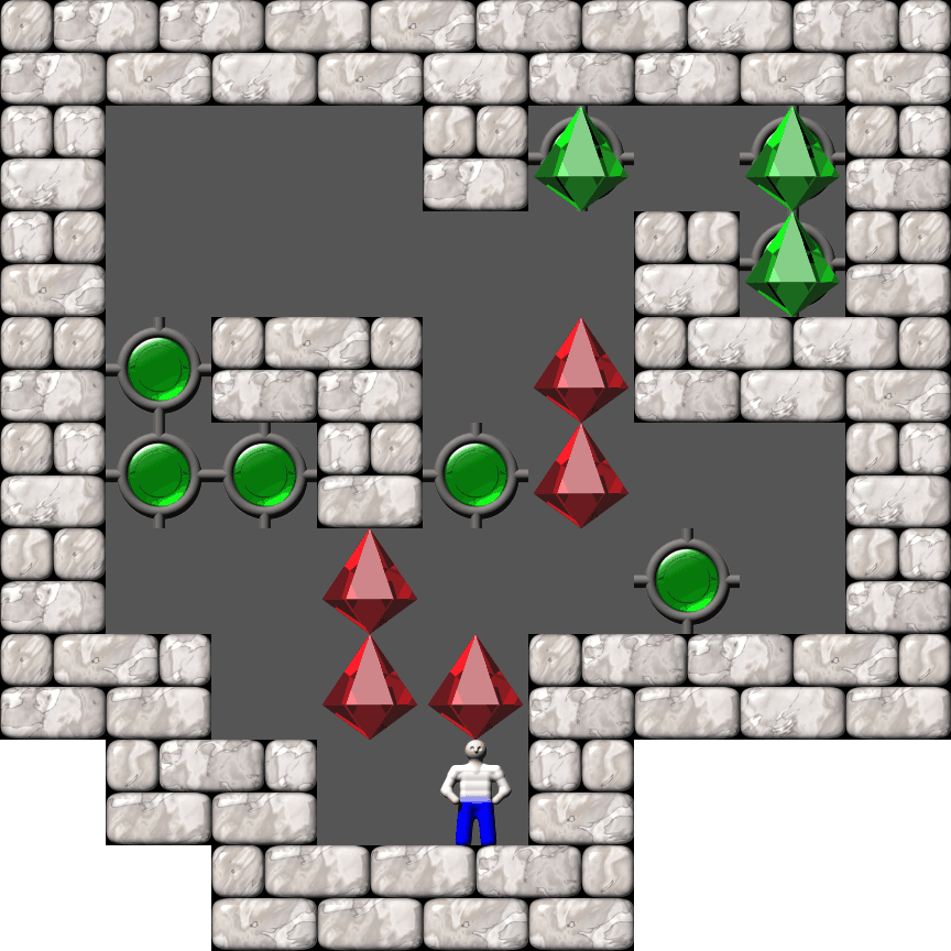 Sokoban Ionic Catalysts level 163